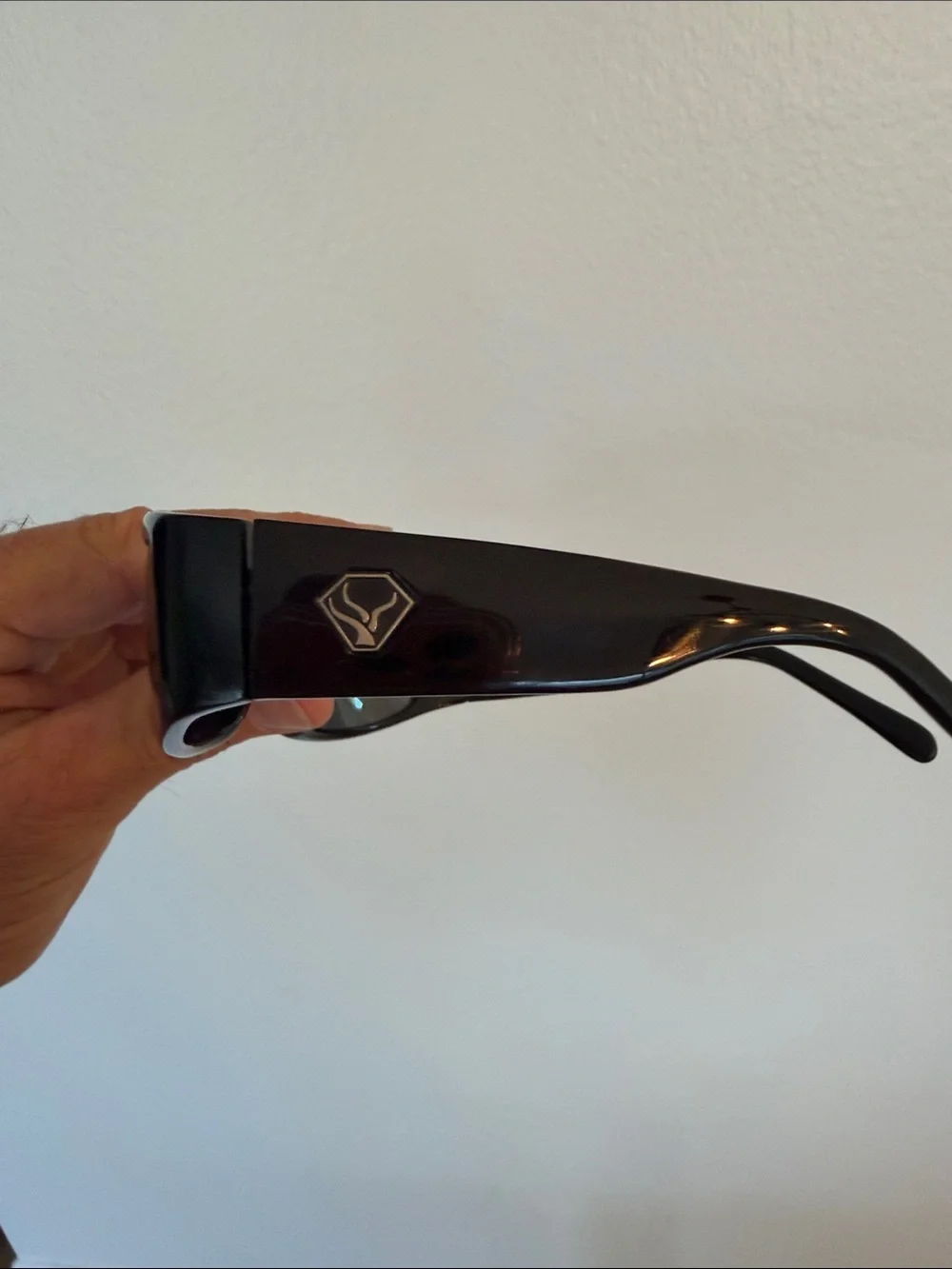 Men's Somatic Black Wrap Sunglasses - Classic thick frame Style